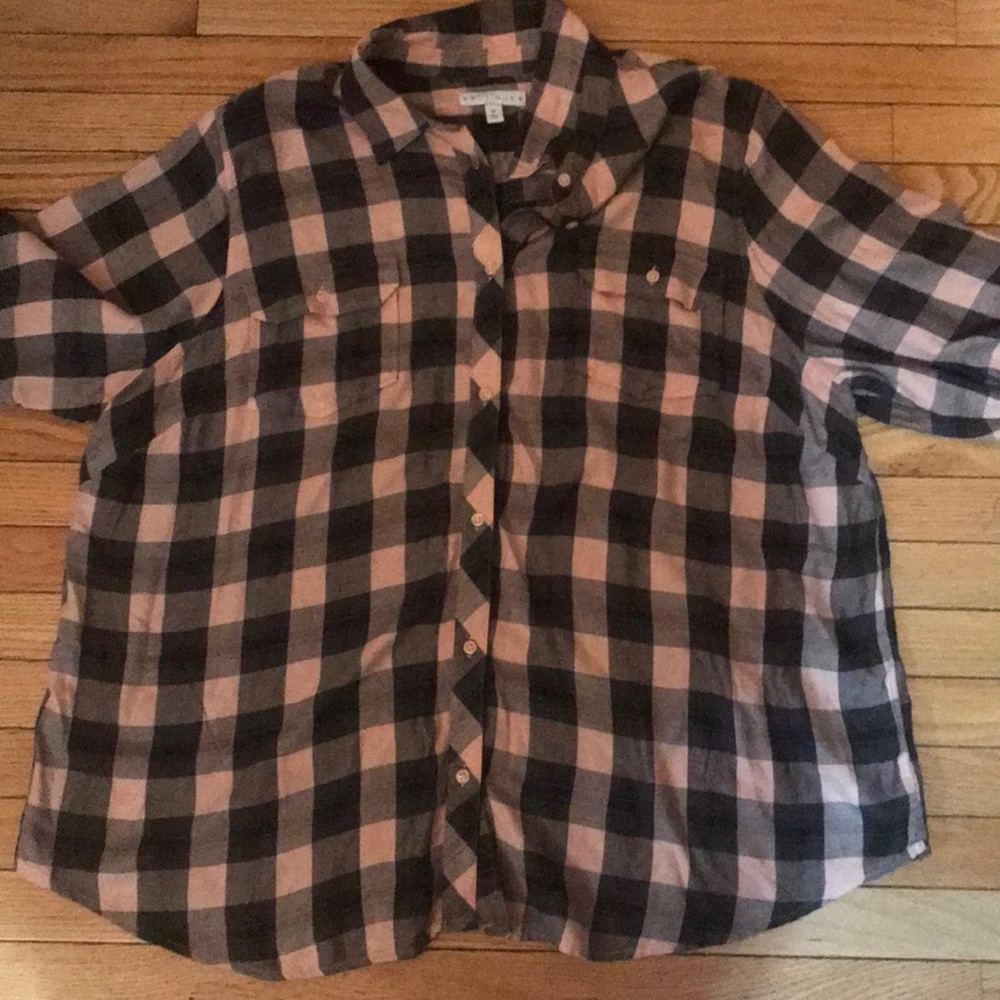 Woman’s Pink Flannel Plus Size 3x